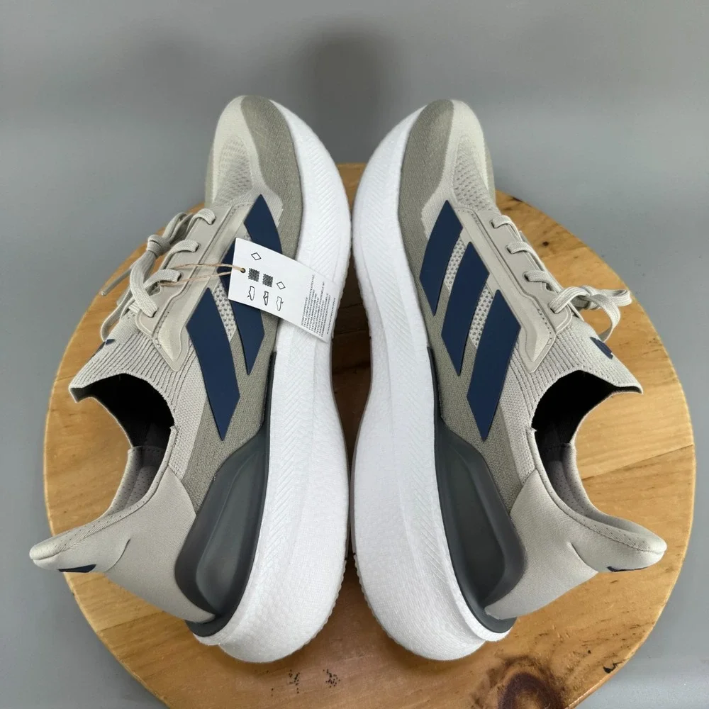 Adidas Ultraboost 5X Men's Size 16 Running Shoes Light Cream Blue Grey NEW
